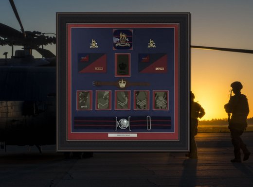 Military Picture Framing