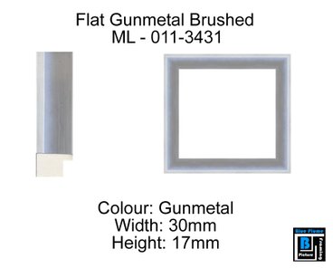 Grey, Gunmetal Picture Frame