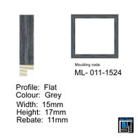 Flat Grey Picture frame