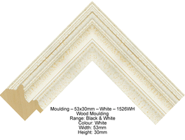 Wood Moulding White