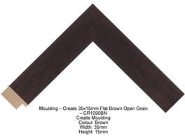 Flat Brown Picture Frames