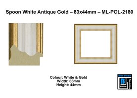 White and Gold Picture Frame